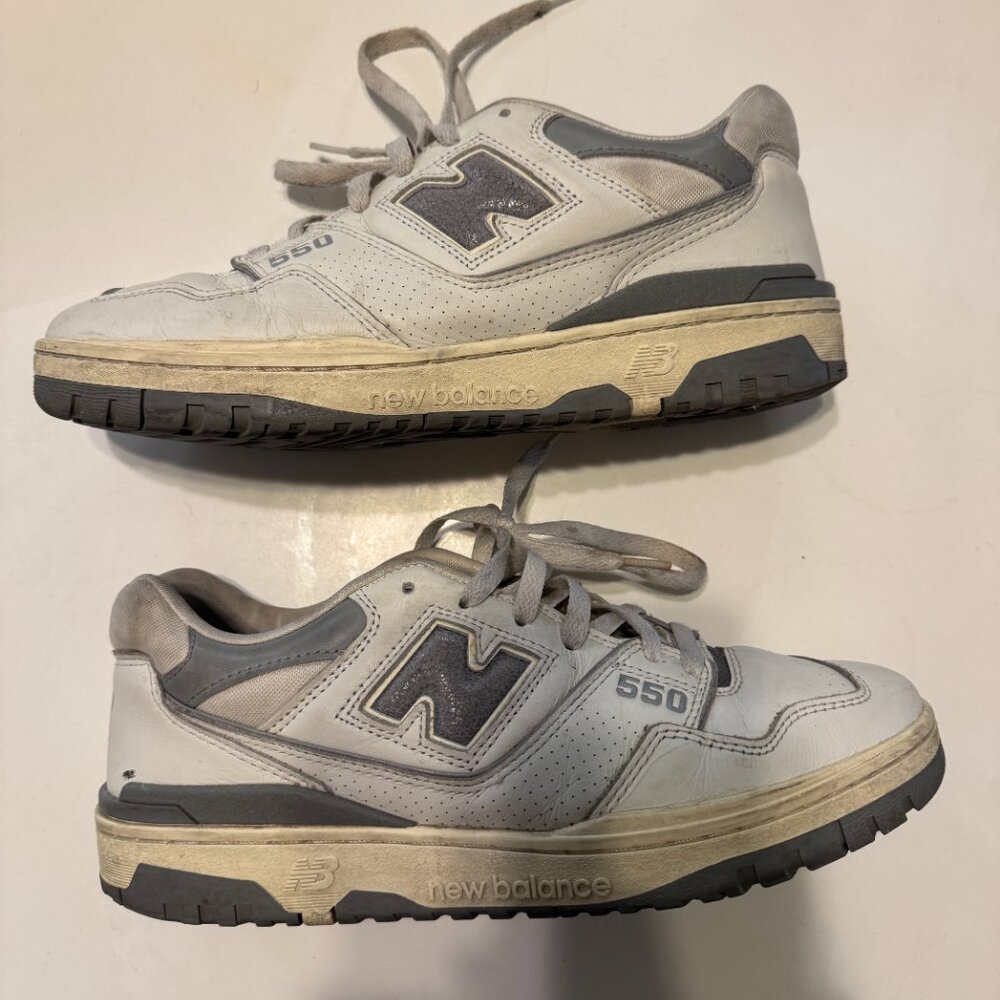 Used New Balance 550 Shoes Sneakers Mens Size 10 Grey Aime Leon Dore ALD